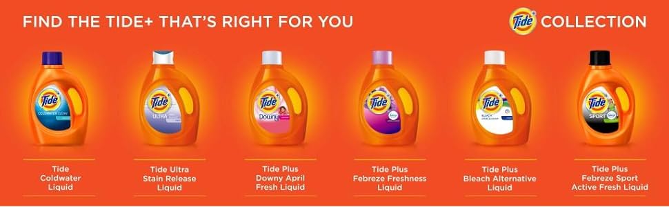Tide Original Scent Liquid Laundry Detergent, plus collection