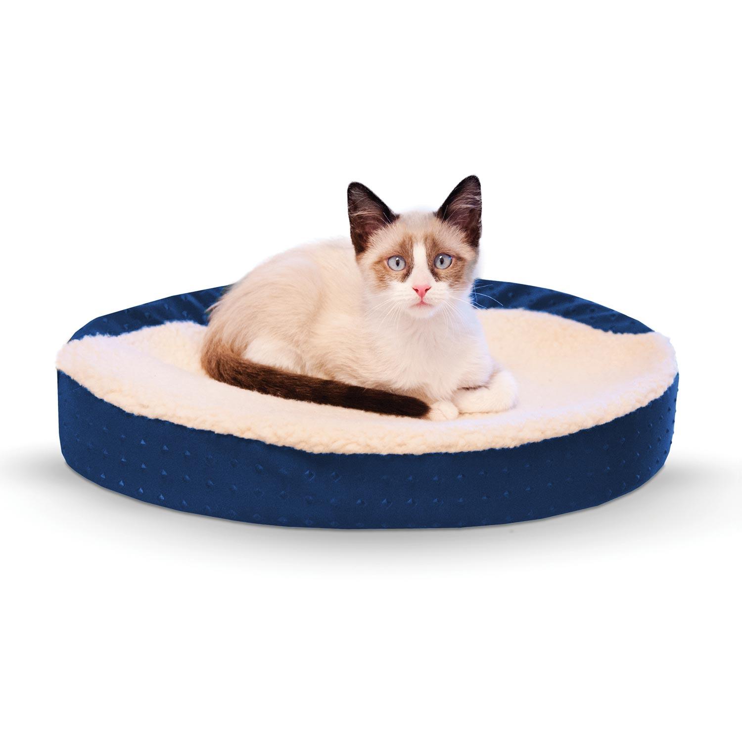 K&H Pet Products Ultra Memory Oval Cuddle Nest Memory Foam