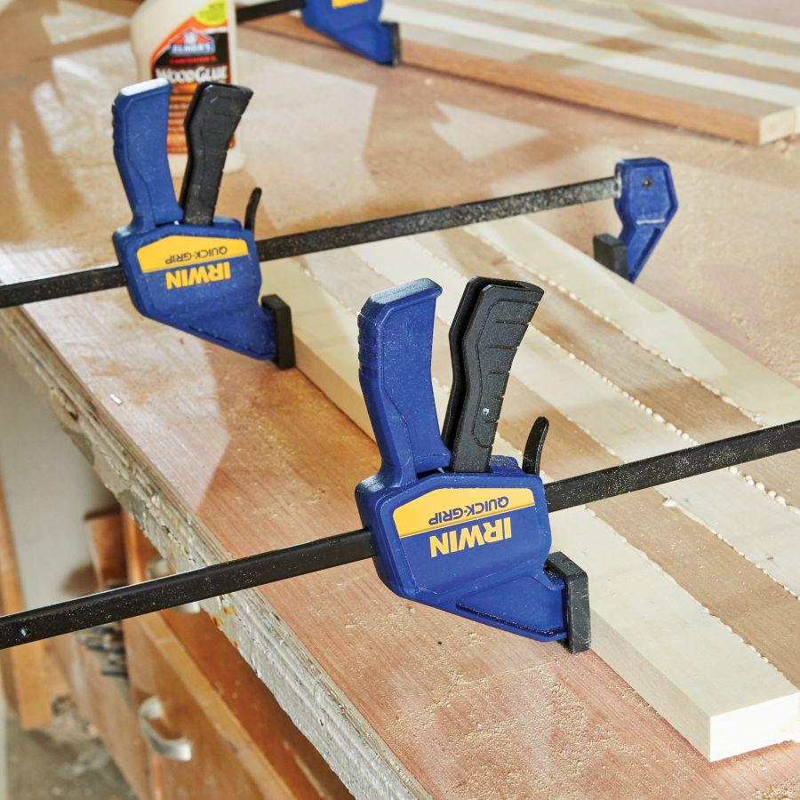 IRWIN QUICKGRIP OneHanded Mini Bar Clamp Set, 6", 4 Pack, 5464