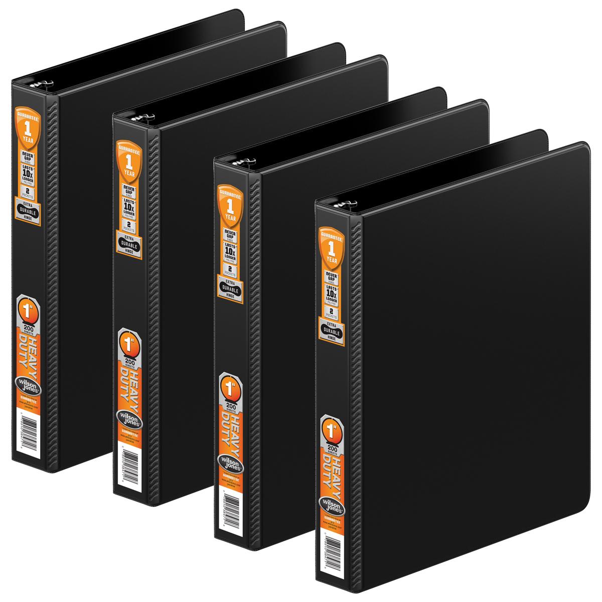 Wilson Jones Heavy Duty 3 Ring Binder with Extra Durable