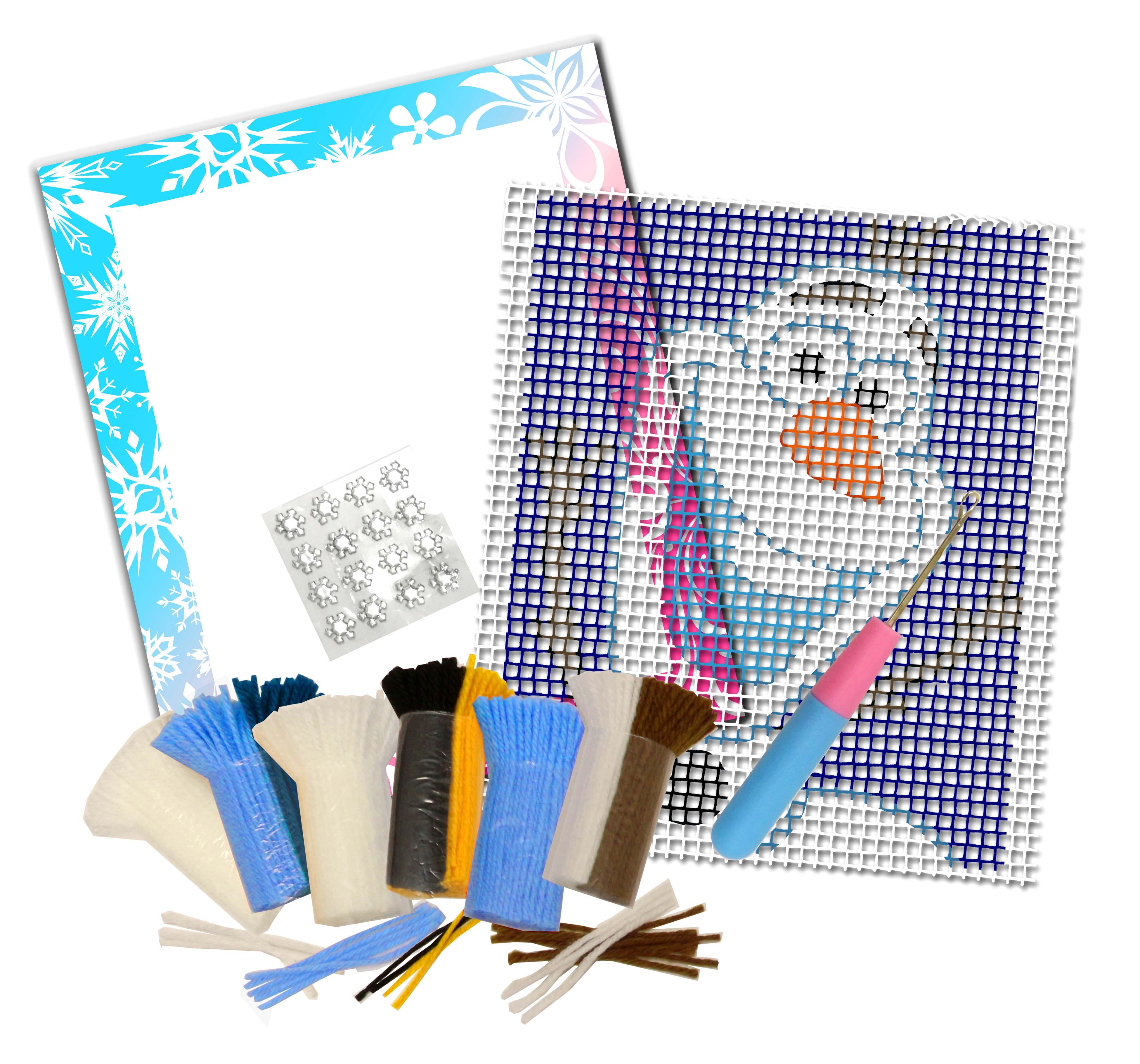Disney Frozen Olaf 8” x 10 “ Hook and Latch Activity