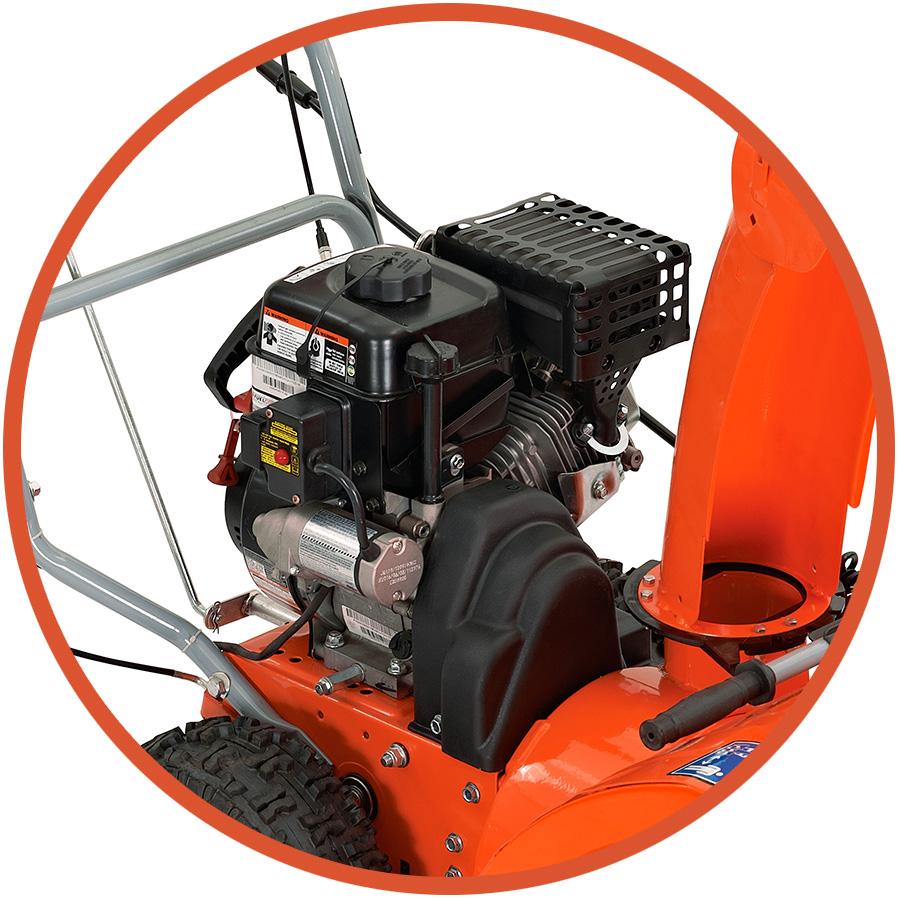 YARDMAX YB6270 TwoStage Snow Blower, LCT Engine, 7.0HP, 208cc, 24