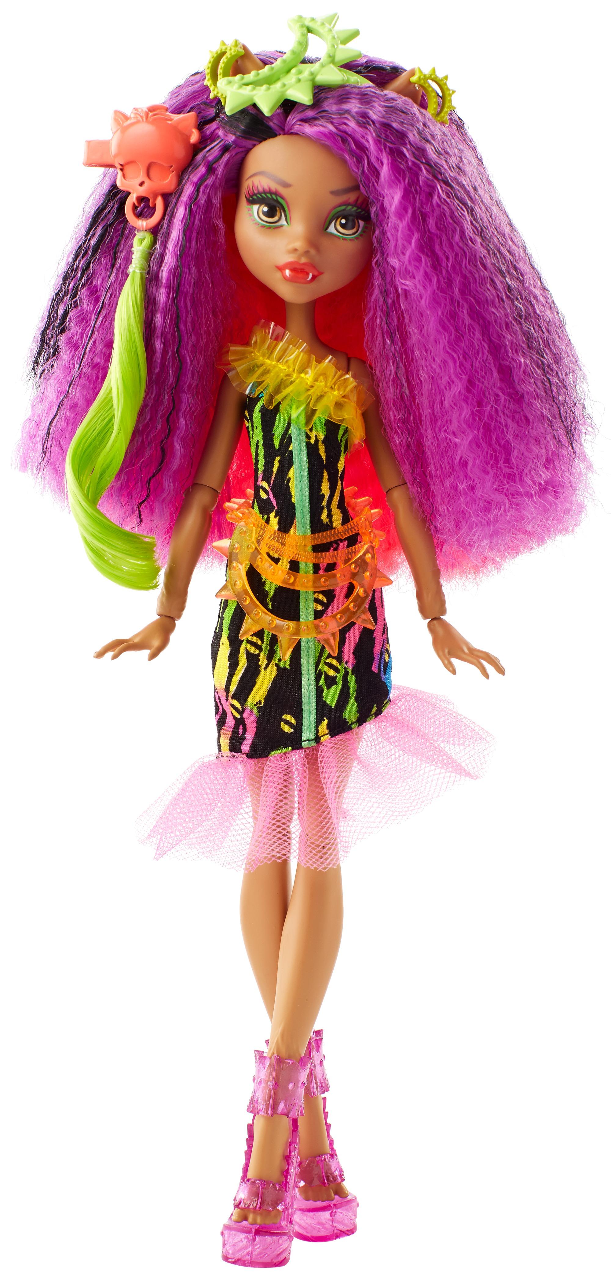 Monster High Electrified Monstrous Hair Ghouls Clawdeen