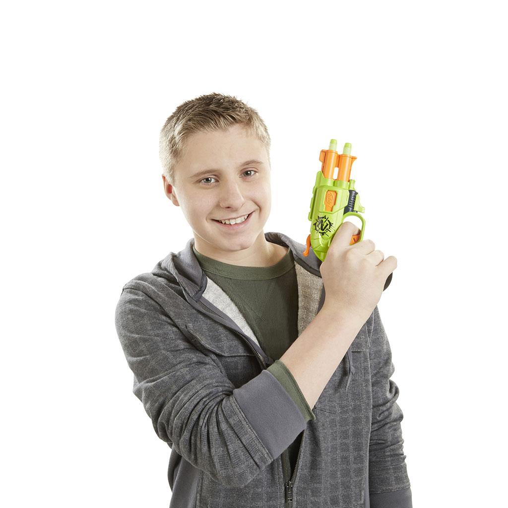 Amazon.com: Nerf Zombie Strike Doublestrike Blaster: Toys & Games