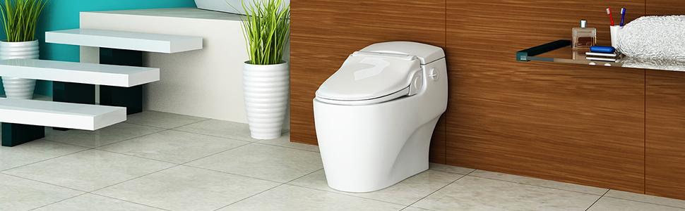 Bio Bidet Bb 1000w Supreme Elongated Bidet Toilet Seat White Amazon Com