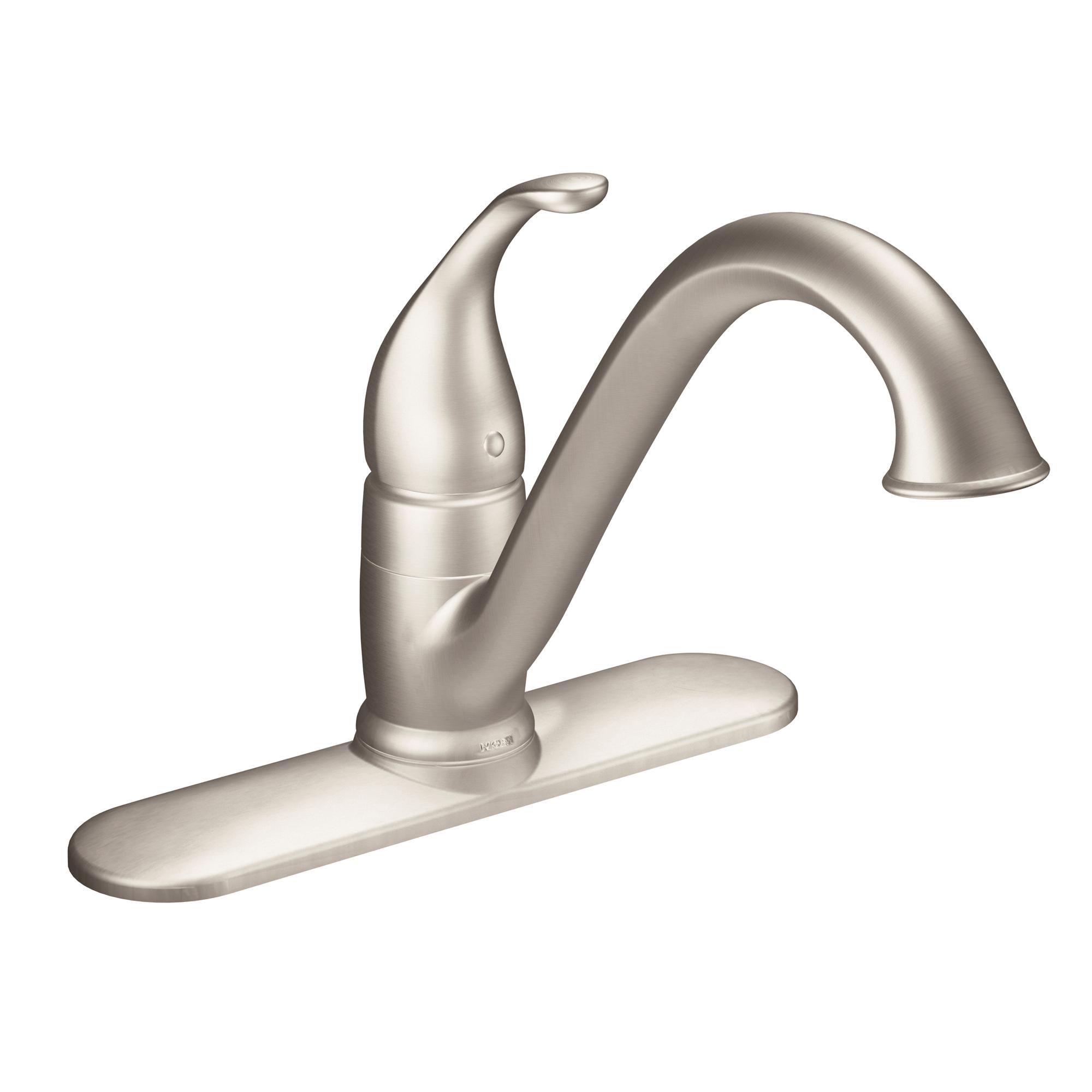 Moen 7825SRS Camerist OneHandle Low Arc Kitchen Faucet, Spot Resist