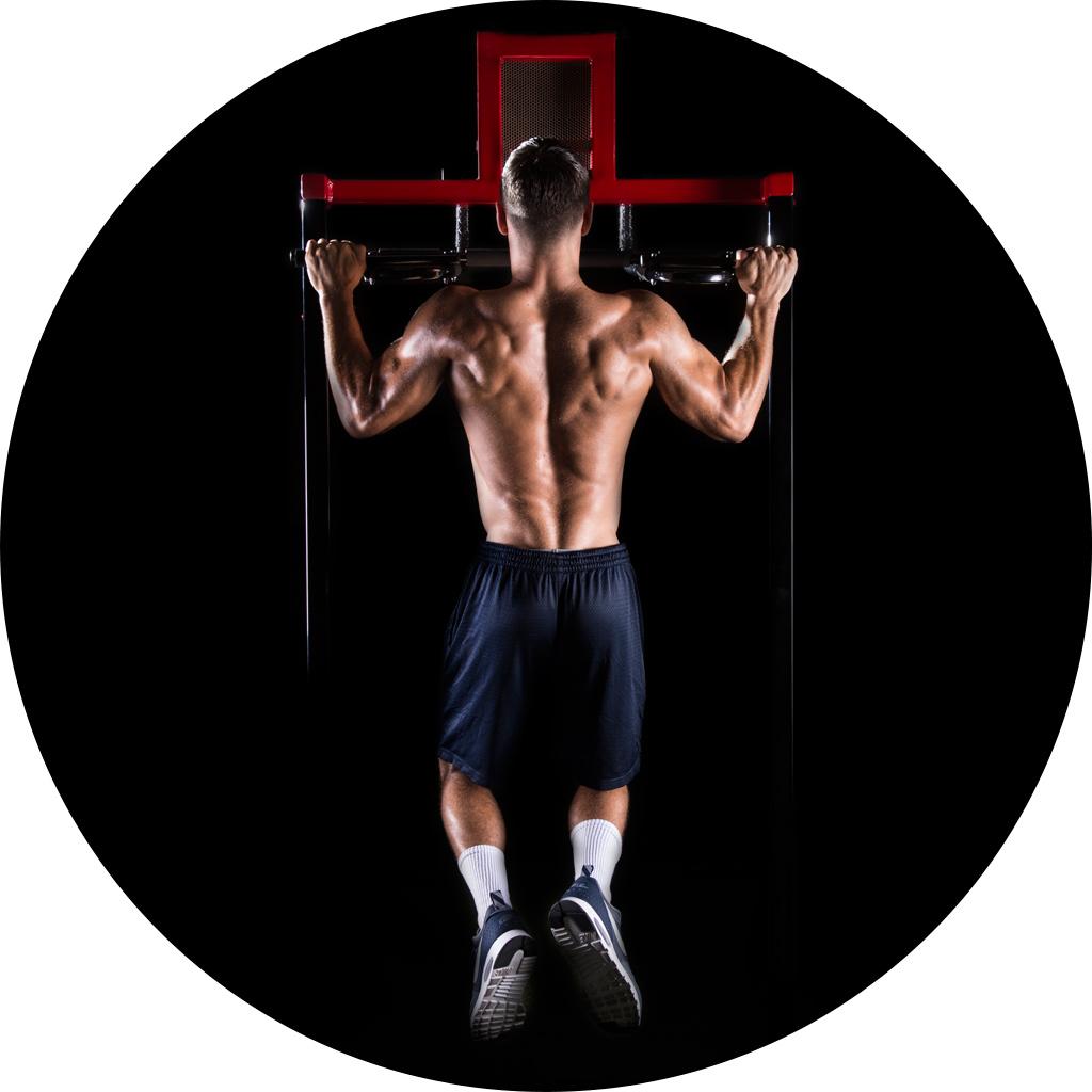 ProSource MultiGrip ChinUp/PullUp Bar, Heavy Duty Doorway Trainer