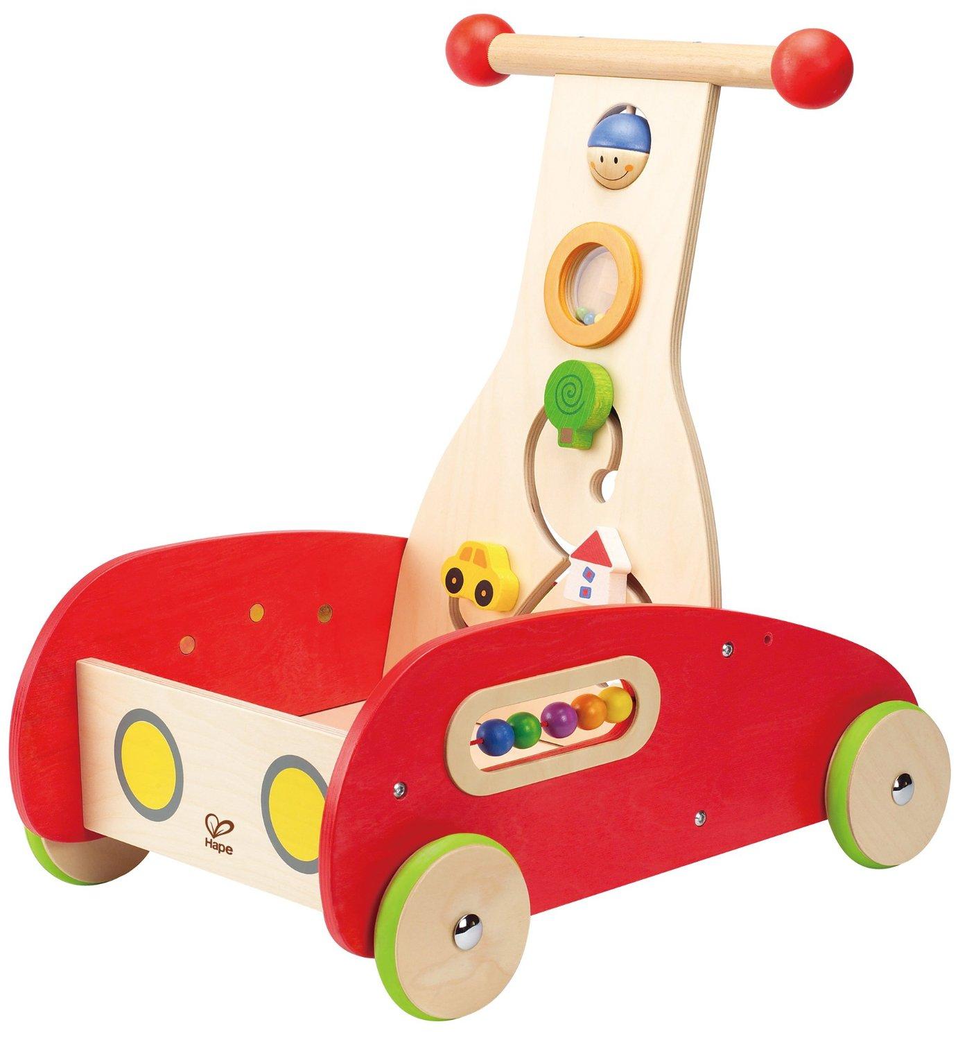 Hape WalkALong Puppy Wooden Pull Toy by Award Winning