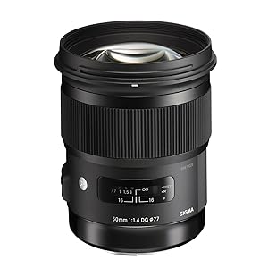 SIGMA 50mm F1.4 DG Art NIKON用　レンズ Sigma 50mm F1.4 DG HSM Art Lens for Nikon Cameras - Black