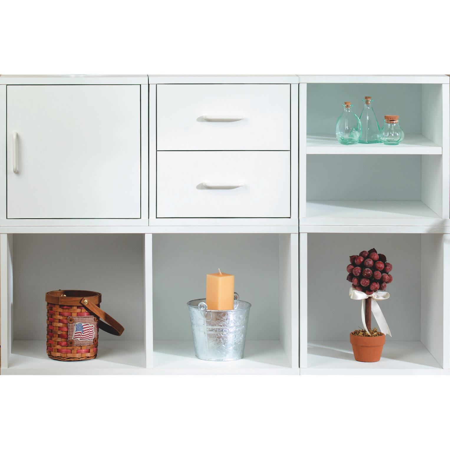 Foremost 340001 Modular 5in1 Shelf Cube Storage System, White Amazon