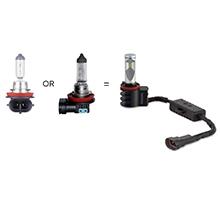 Philips, X-tremeVision, LED, direct replacement, H11, H8, H16