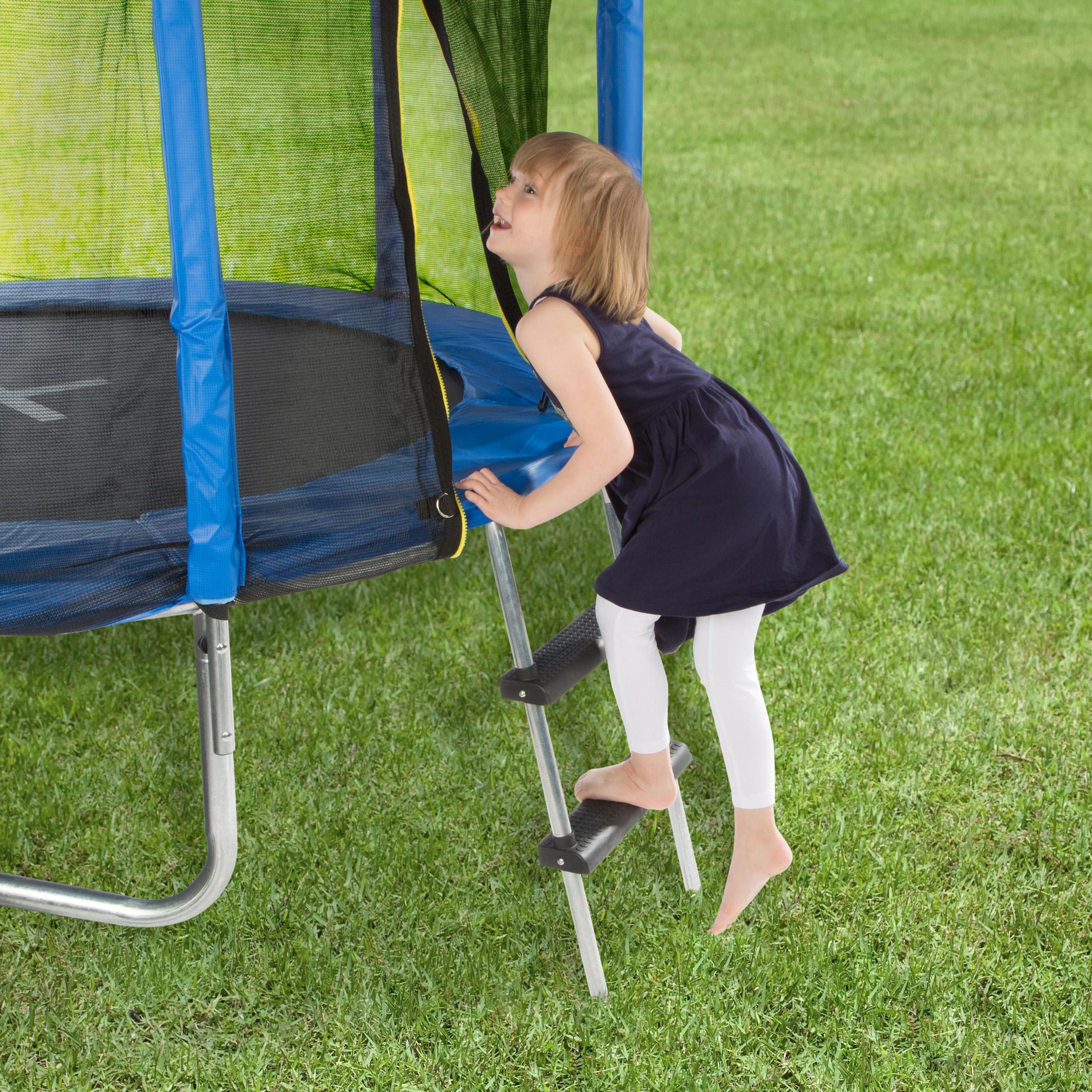 Ultrasport Trampoline Ladder, Sturdy Entry Ladder for Trampoline, 2 Non