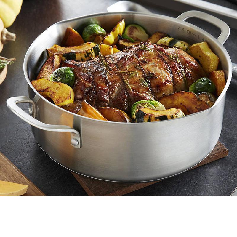 Calphalon Classic Stainless Steel Cookware, Dutch Oven, 5
