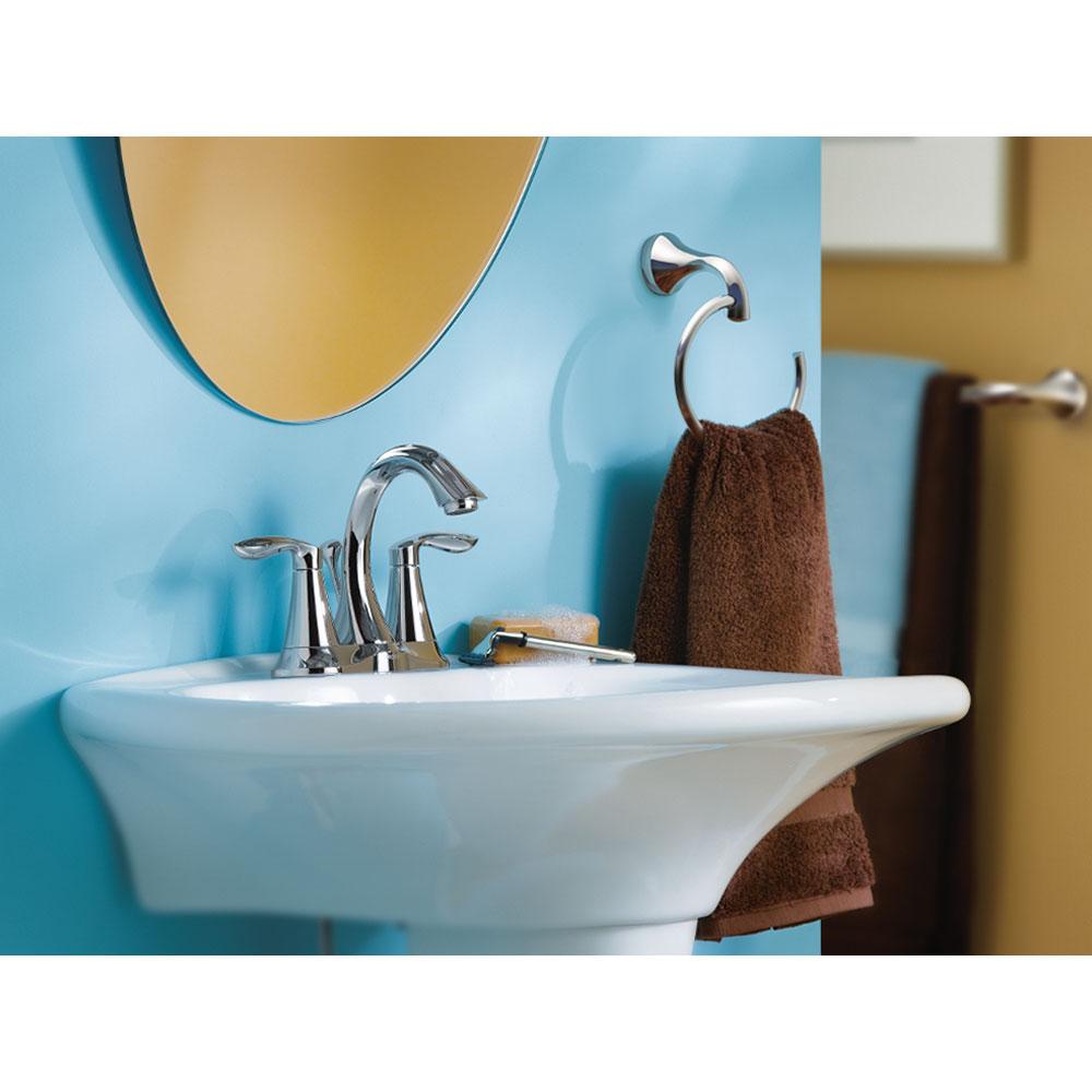 Moen 6410 Eva TwoHandle Lavatory Faucet with Drain Assembly (Chrome), Touch On Faucets Amazon