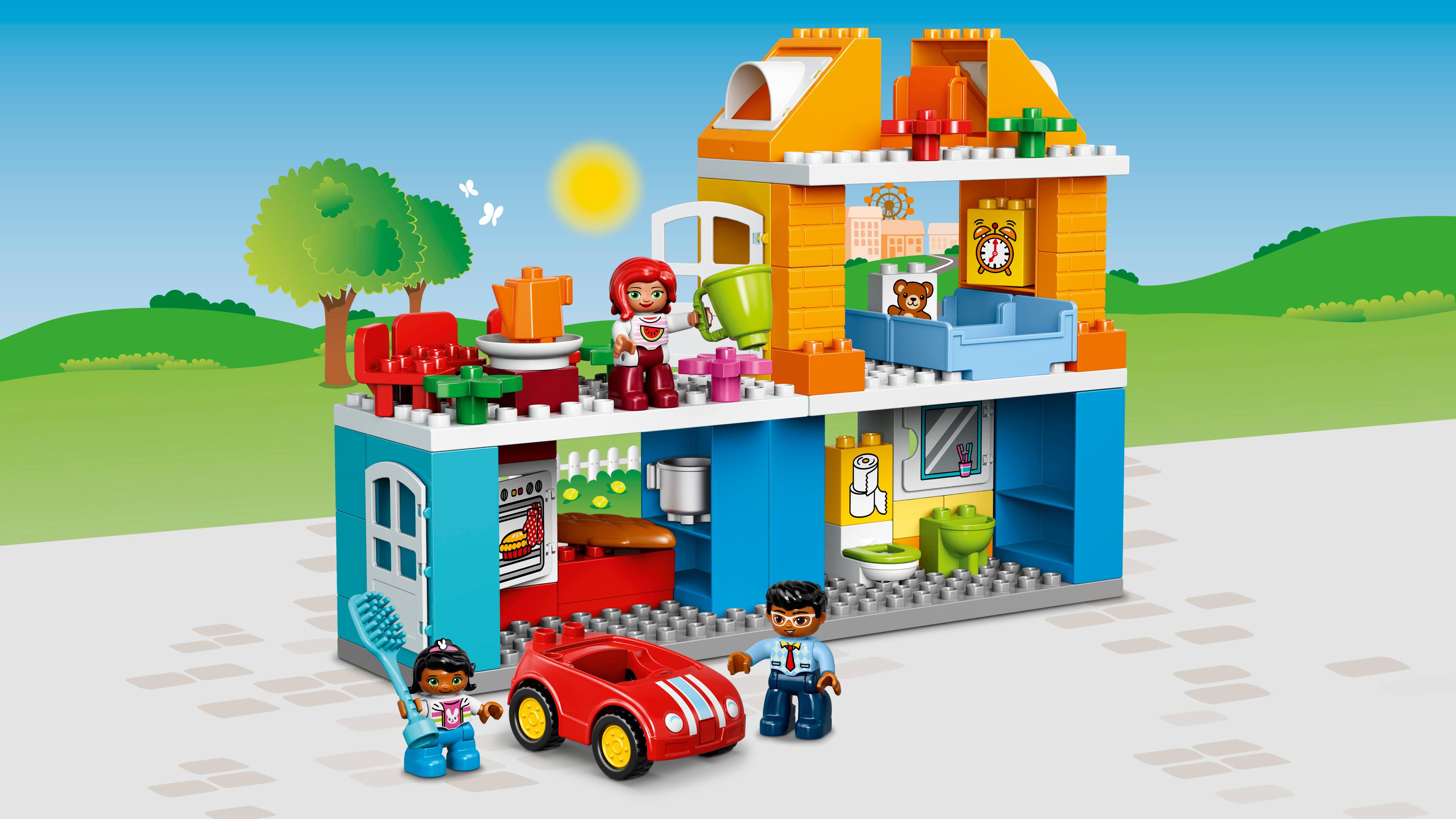 LEGO Duplo My Town Family House 10835 Building Block Toys for Toddlers