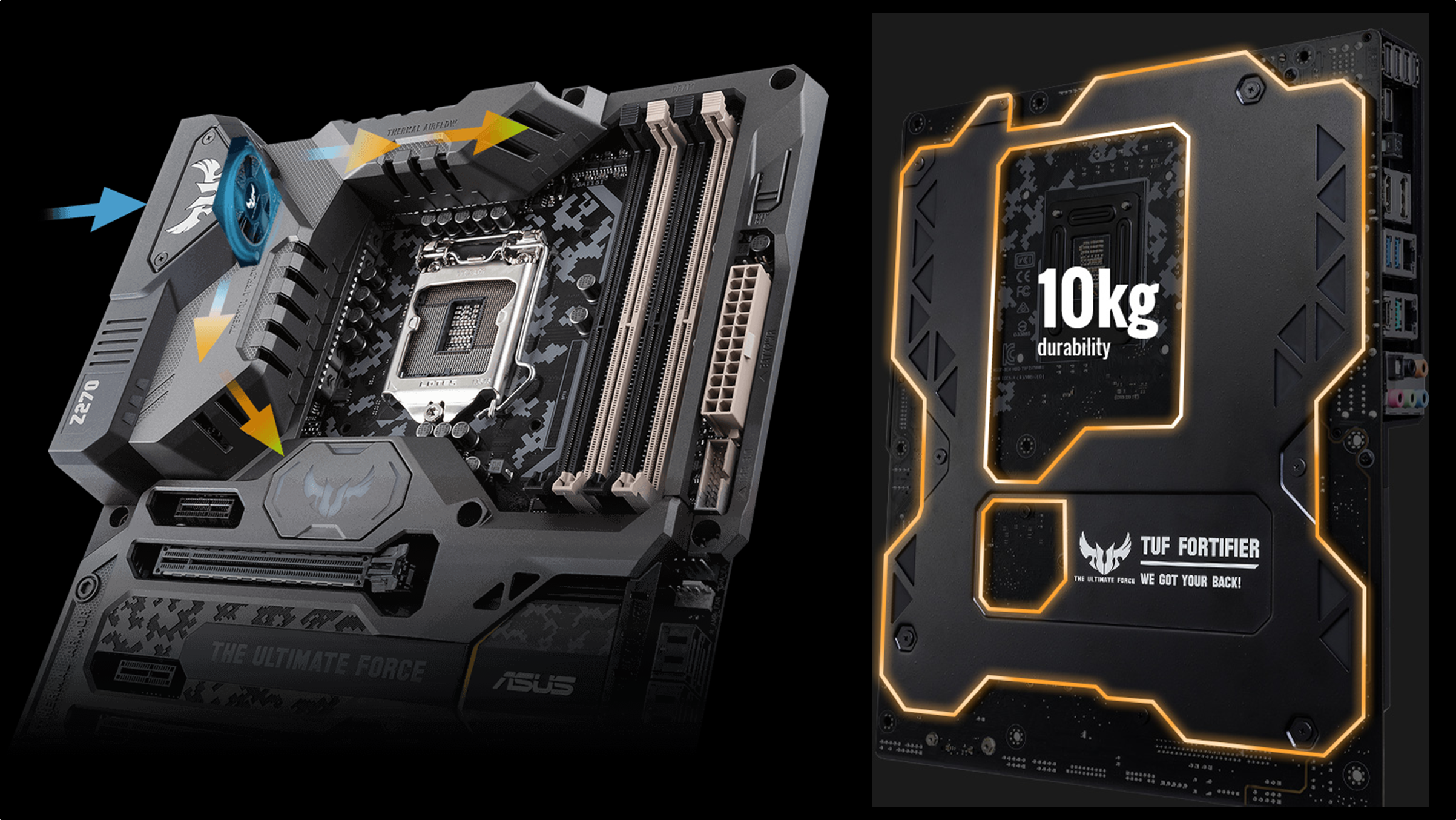 ASUS TUF Z270 Mark 1 LGA1151 DDR4 DP HDMI M.2 USB 3.1 Z270 ...