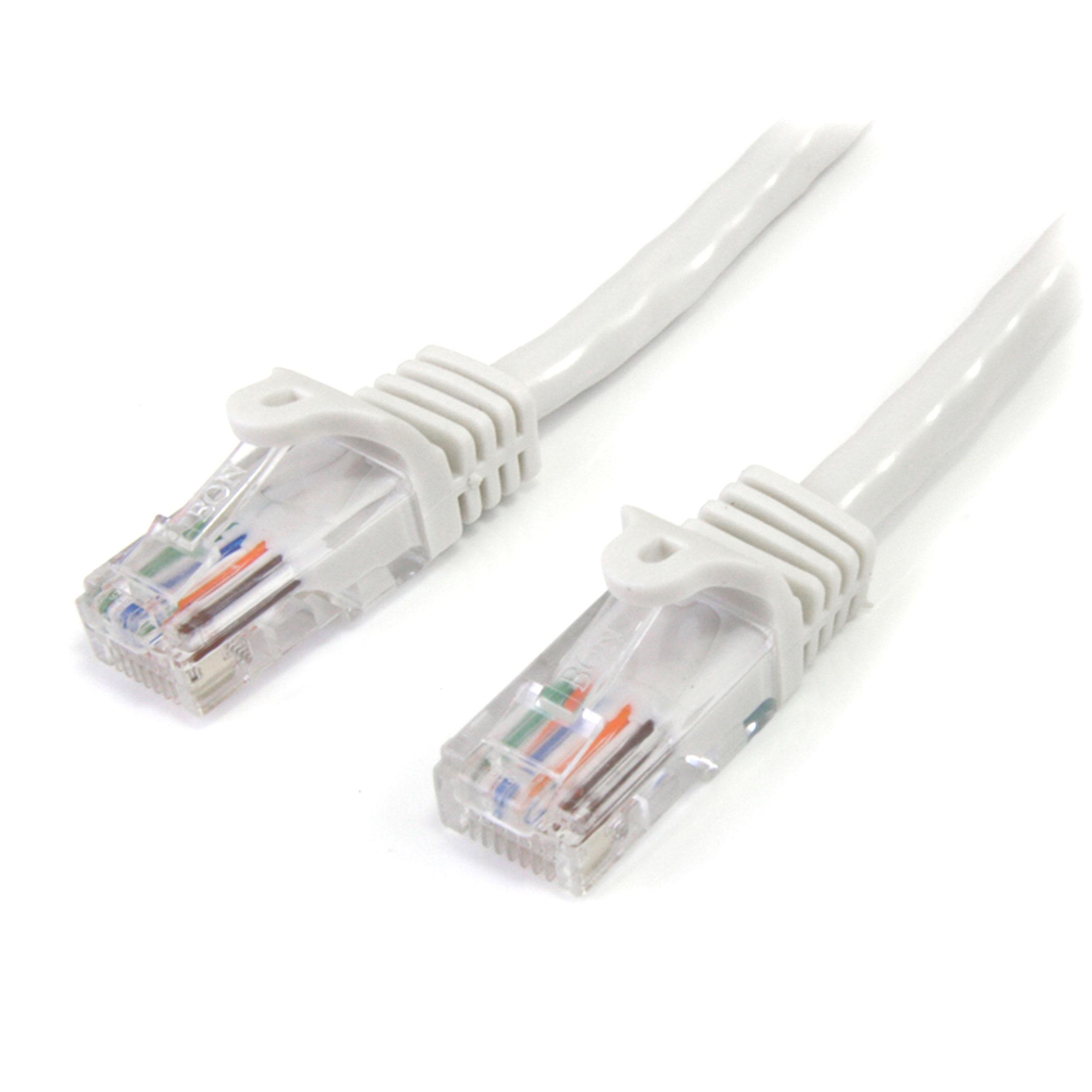 Cat5e Cable 6 ft White Patch Cable