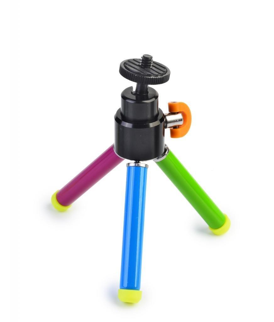 Polaroid 8" Color Heavy Duty Mini Tripod With Pan Head