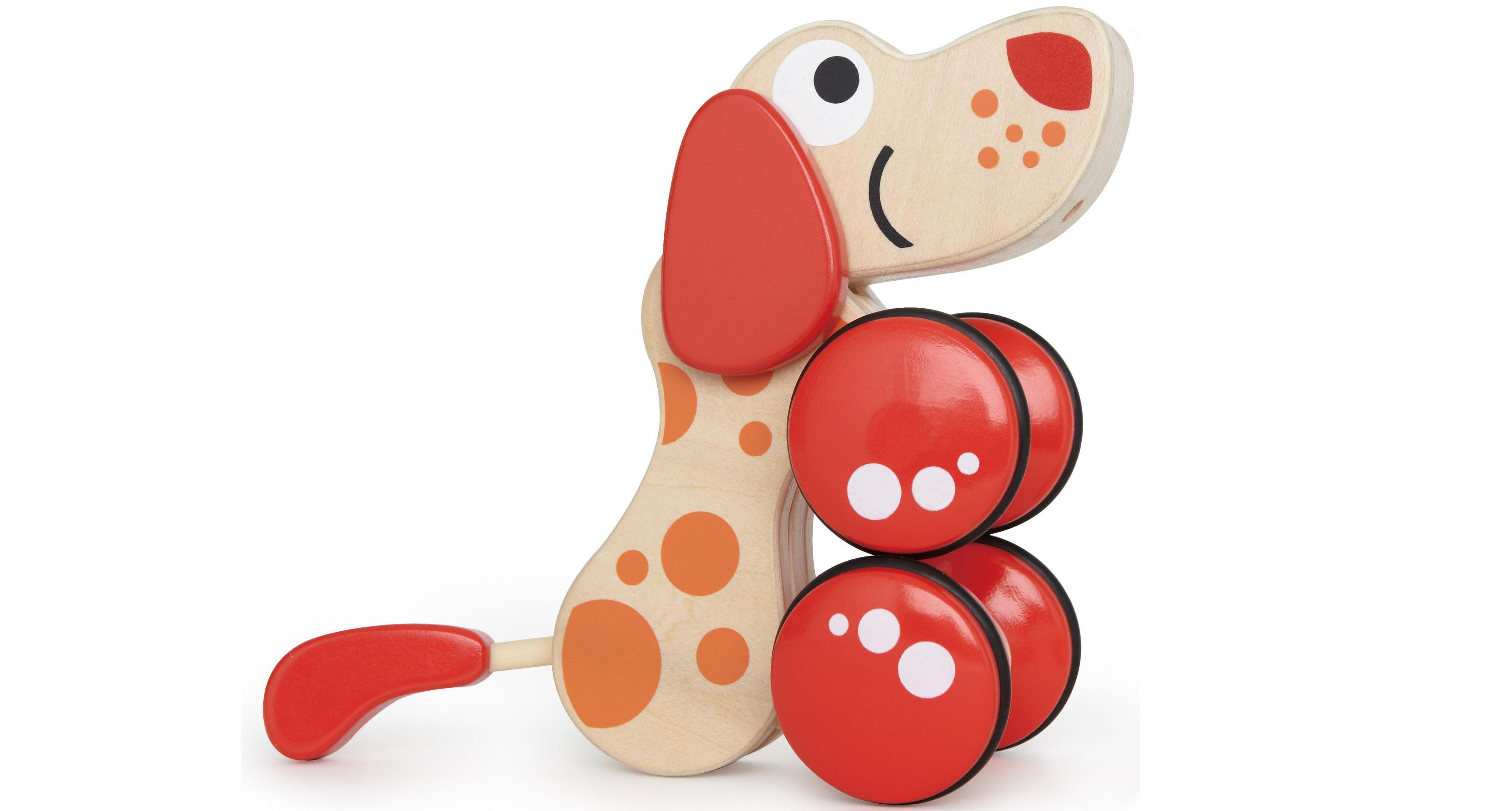 Hape WalkALong Puppy Wooden Pull Toy by Award Winning
