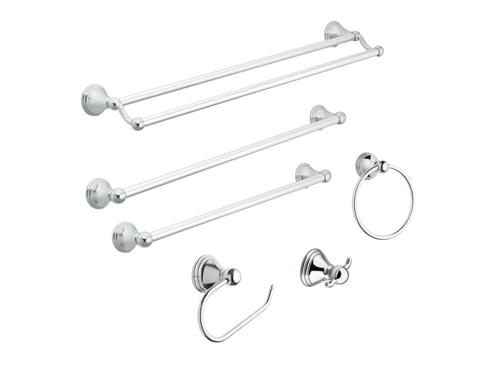 Moen DN8408CH Preston Collection Single Post Toilet Paper Holder