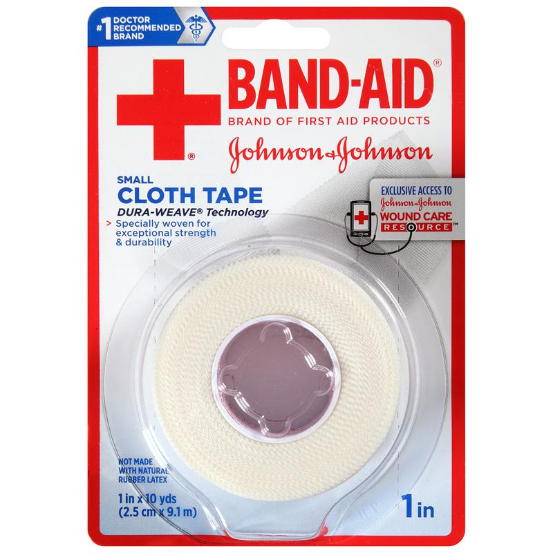 BandAid Brand Of First Aid Products Cloth Tape For Securing Bandages