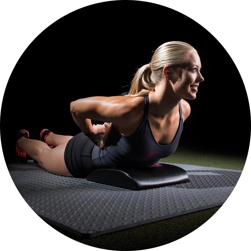 ProSource Abdominal Ab Exercise Mat Core Trainer High