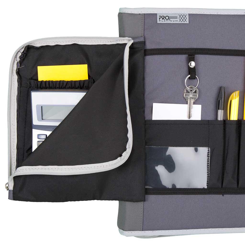 Mead 11/2Inch Zipper Binder, 3 Ring Binder, Heavy Duty