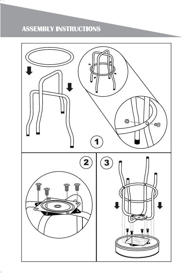 Torin Big Red Swivel Bar Stool / Shop Seat, Black Automotive