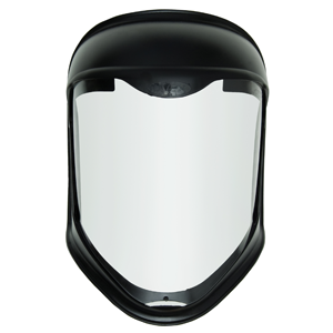 Uvex S8505 Bionic Shield, Black Matte Face Shield and Hard