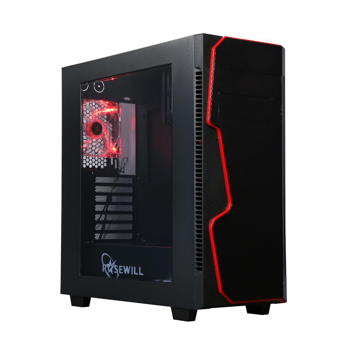 Rosewill GUNGNIR X ATX Mid Tower Gaming Computer Case, Full