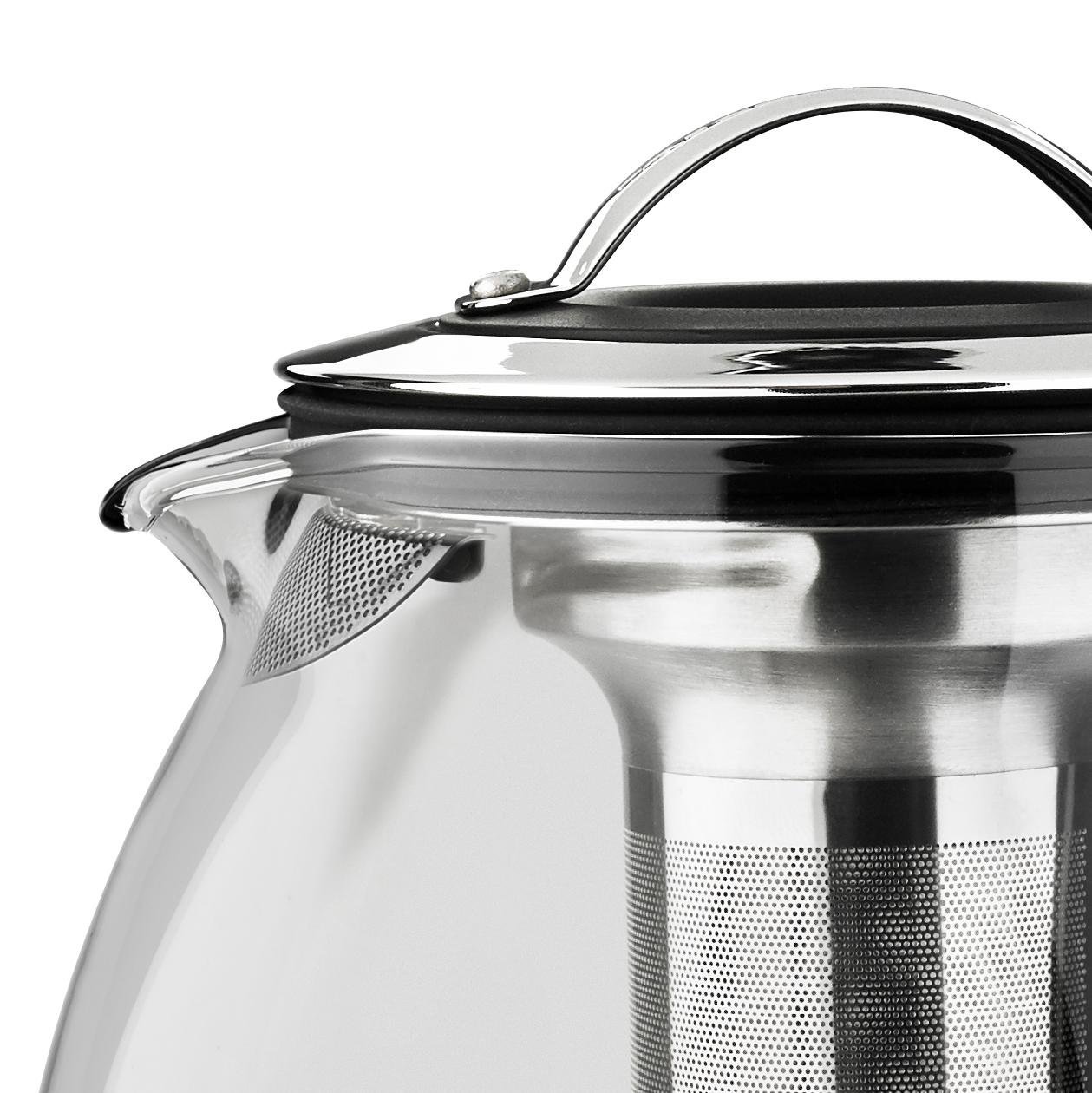 KitchenAid KEK1322SS Electric Glass Tea Kettle, 1.5 L