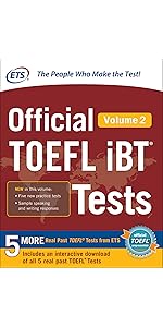 TONO　新品未開封4thエディションTOEFL iBT Test1&2 Official TOEFL IBT Tests Volume 2, Fourth Edition