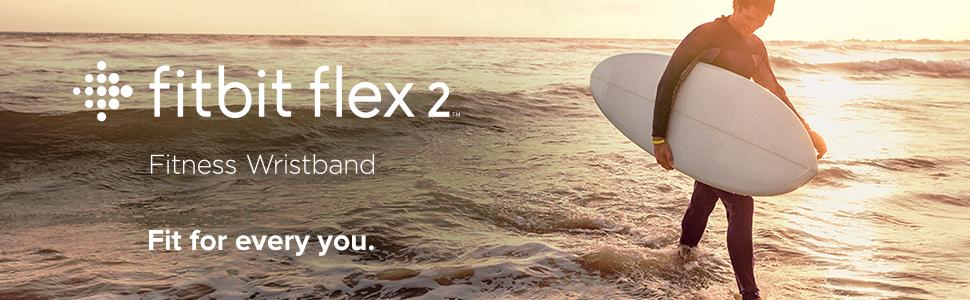 Fitbit Flex 2 Swim-Proof Fitness Tracker with LED Display