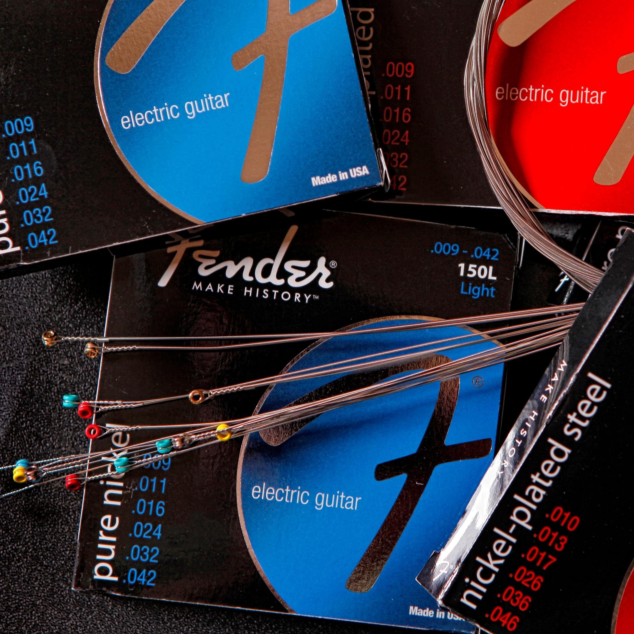 Fender 250R 3 Pack Nickel Plated Steel Electric Guitar Strings