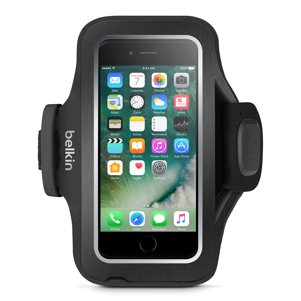 Belkin F8W783btC00 Sport Fit Pro Armband for iPhone 7, Blacktop Amazon