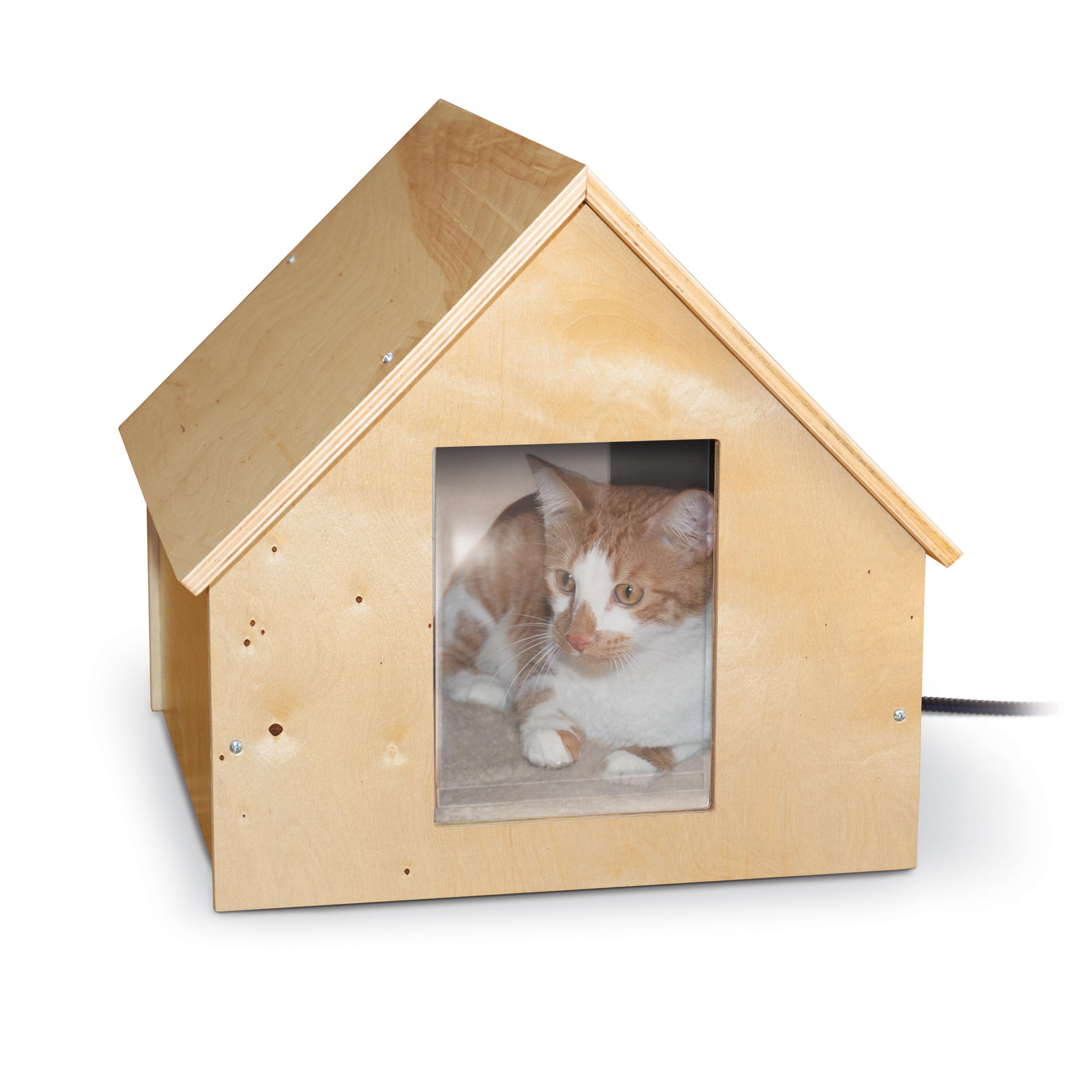 K&H Pet Products Birchwood Manor Outdoor ThermoKitty Home (Heated