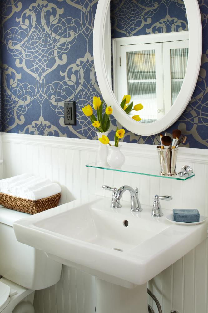 Moen DN8490CH Preston Bathroom Vanity Shelf, Chrome Touch On Bathroom