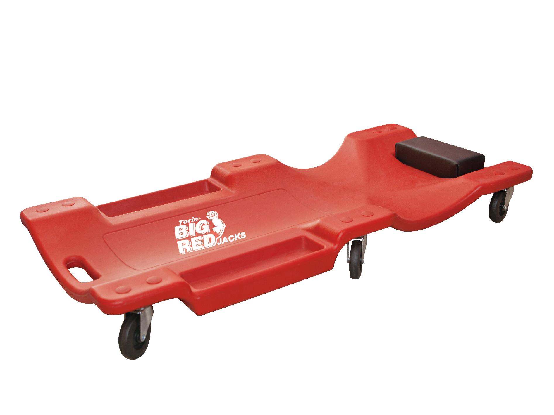 Torin Big Red Rolling Creeper 40" Plastic Mechanic Cart