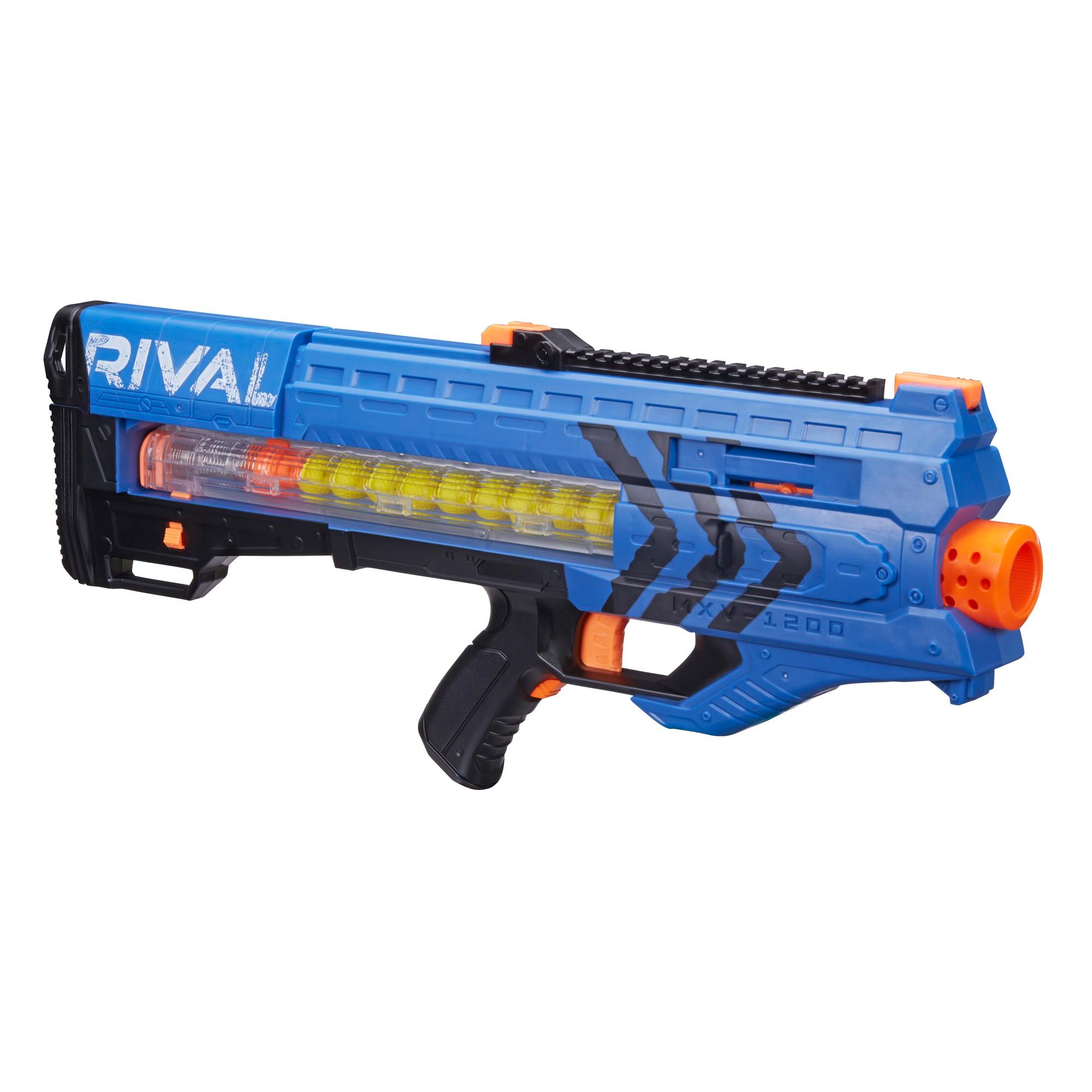 NERF Rival Zeus Mxv 1200 BlueEnglish, Blasters & Foam Play Amazon Canada