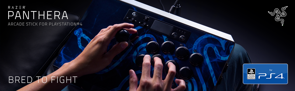 Razer Panthera Arcade Stick PS4/PS3 アケコン Razer Panthera Arcade Stick for PlayStation 4 RZ06-01690100-R3U1