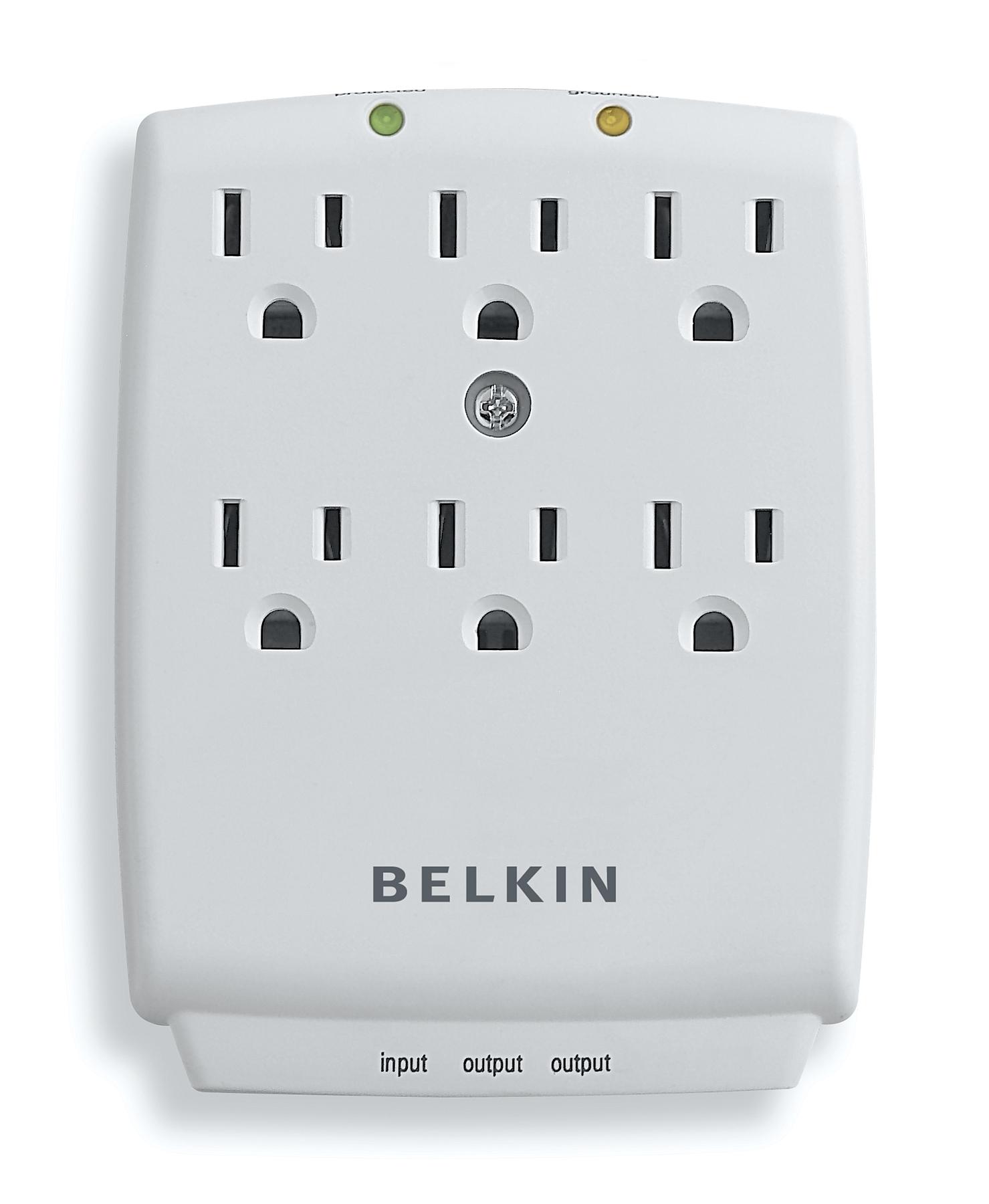 Belkin SurgeMaster 6 Outlet WallMount Surge Protector Amazon.ca
