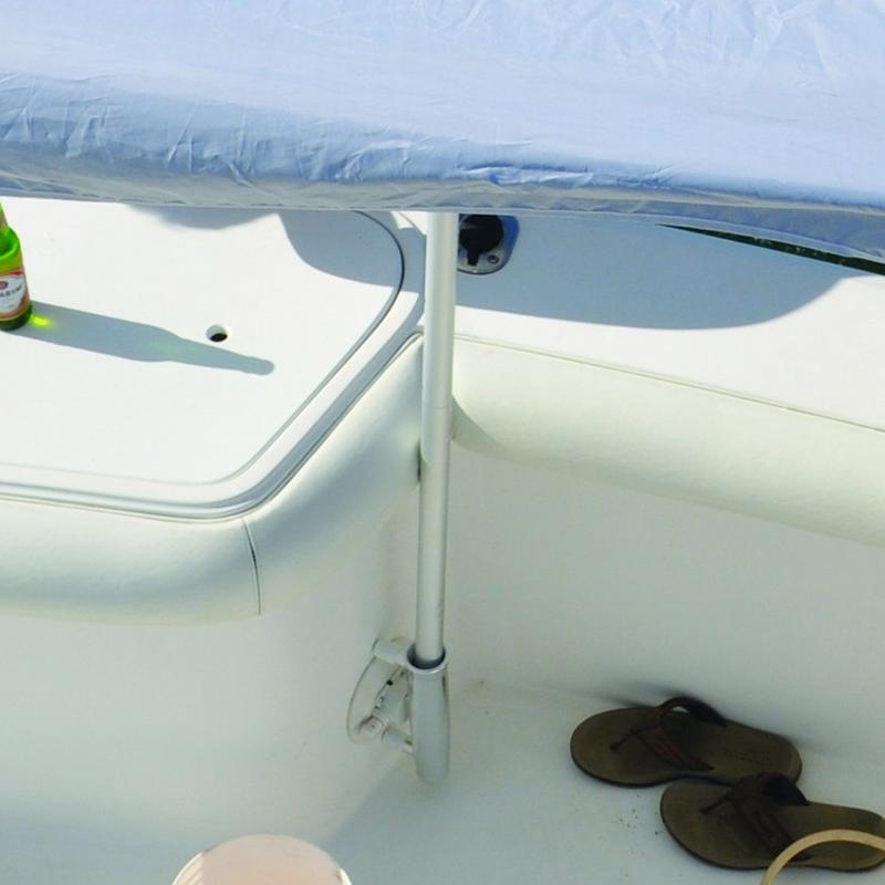 Hydra Shade XL100 Boating Umbrella with Expansion Base and Beach Spike