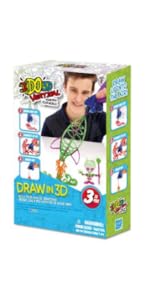 Amazon Com Ido3d Vertical Five Pen Art Set With 3d Vertical Light Toys Games