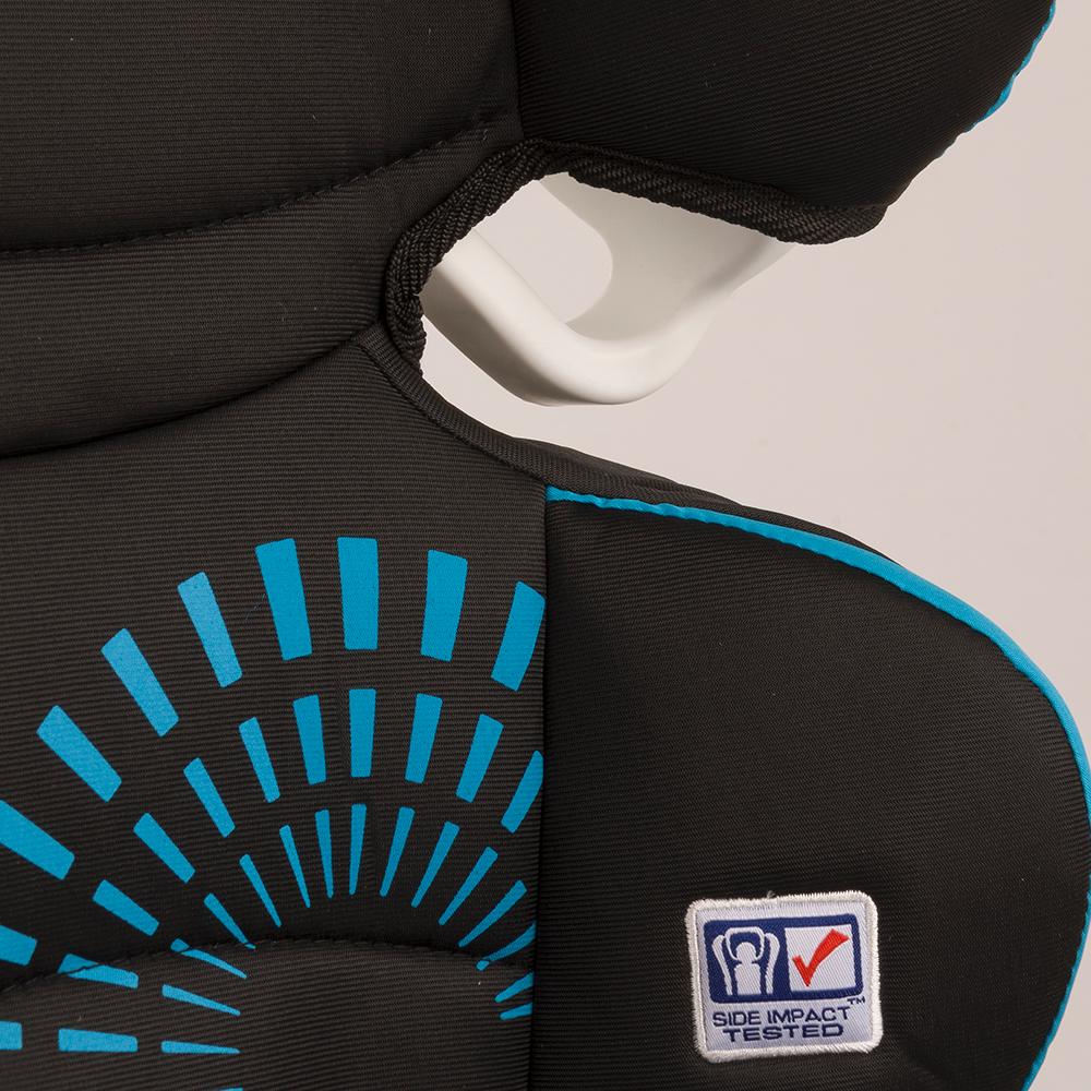 Evenflo AMP High Back Car Seat Booster, Blue Angles