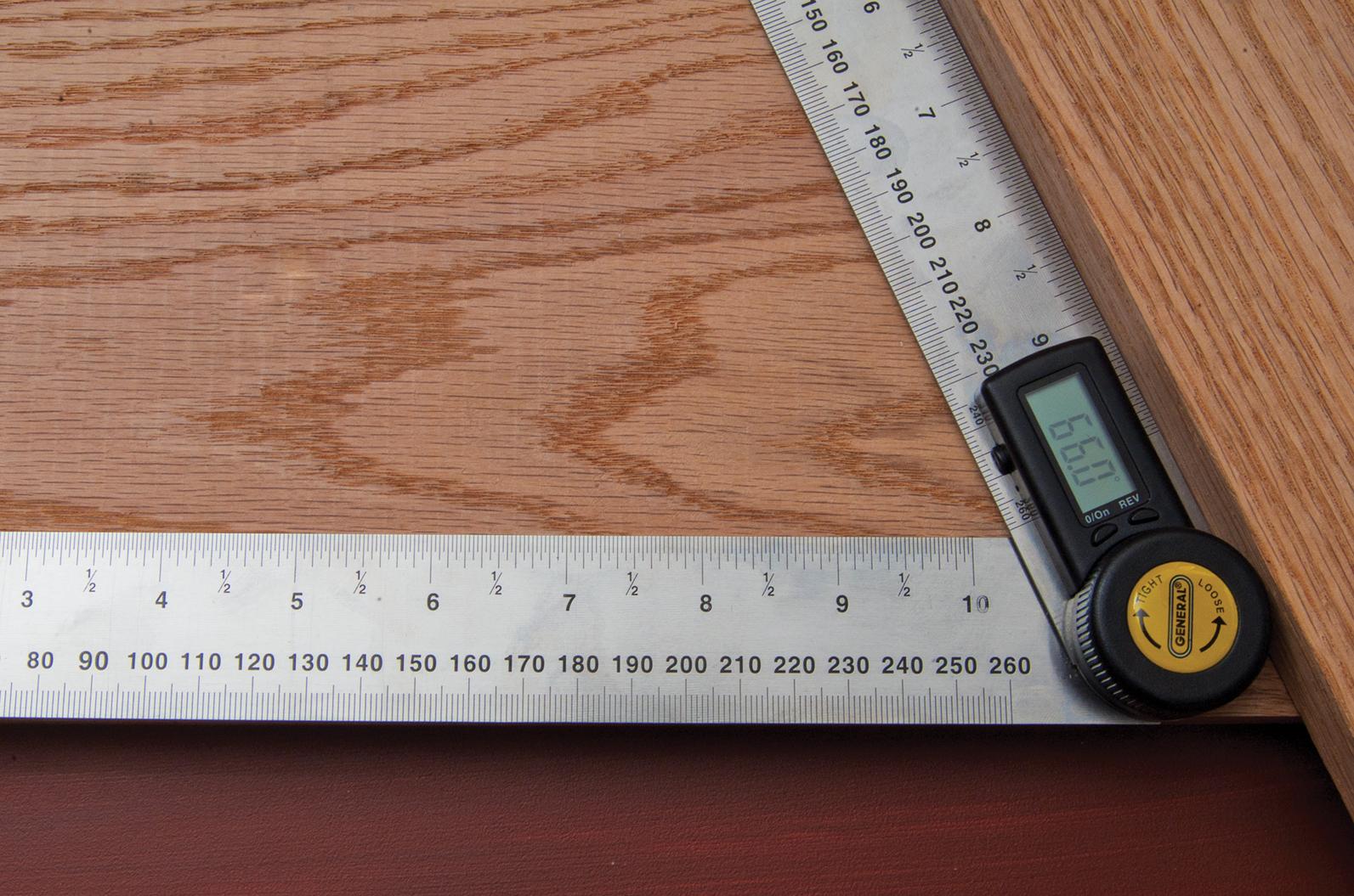 General Tools & Instruments 823 10Inch Digital Angle Finder Rule