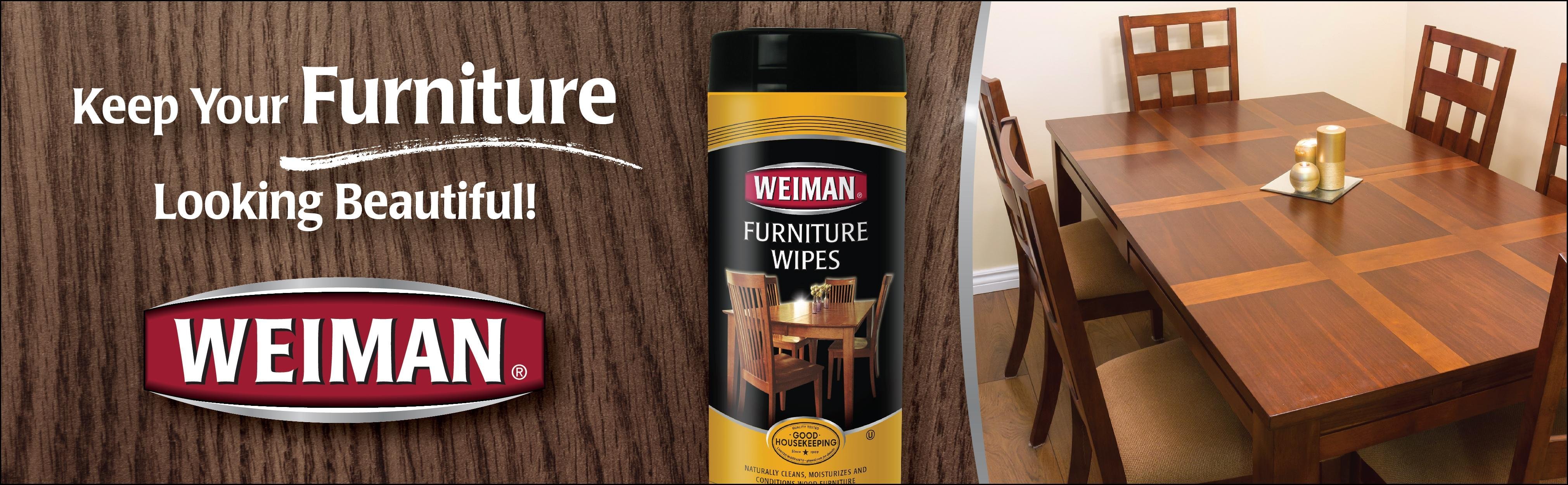 Amazon.com: Weiman Wood Cleaner and Polish Wipes - Non 