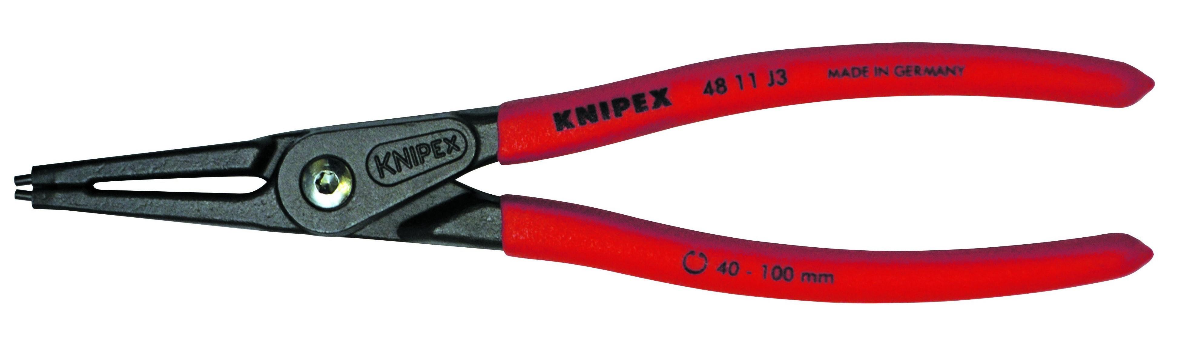 Knipex 4811J3 9Inch Internal Straight Precision Retaining Ring Pliers