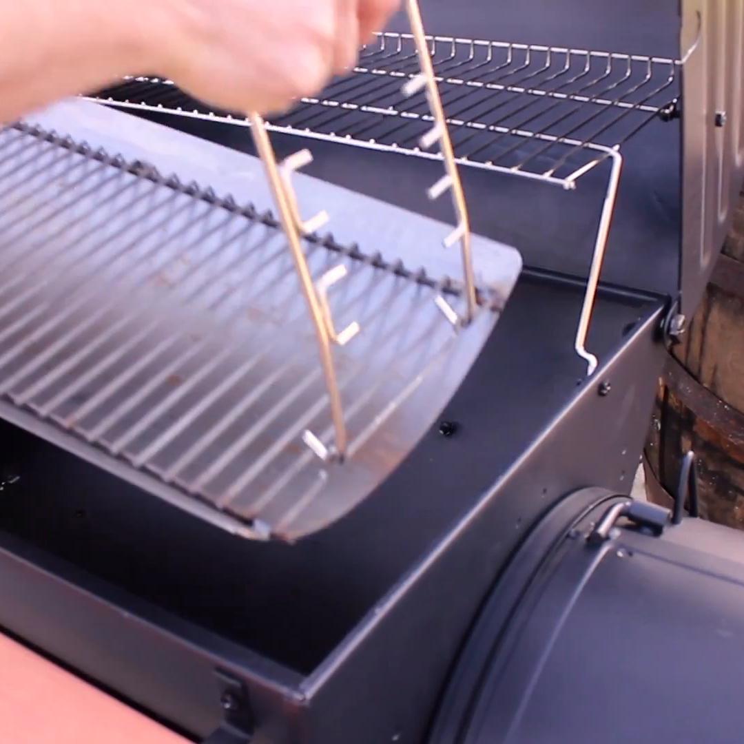 CharGriller 22424 Table Top Charcoal Grill and Side Fire