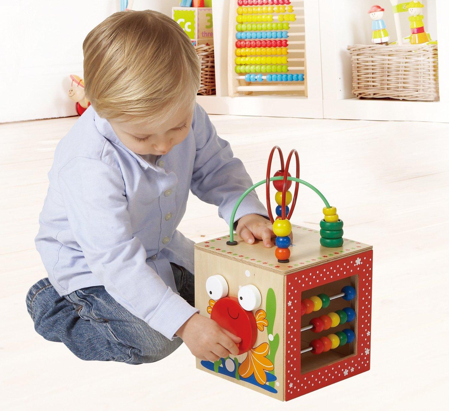 Hape Discovery Box Wooden Activity Center Baby Toy Hape Amazon.ca