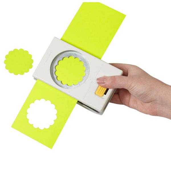 EK Tools 2Inch Circle Paper Punch, Large, Scallop, New Package